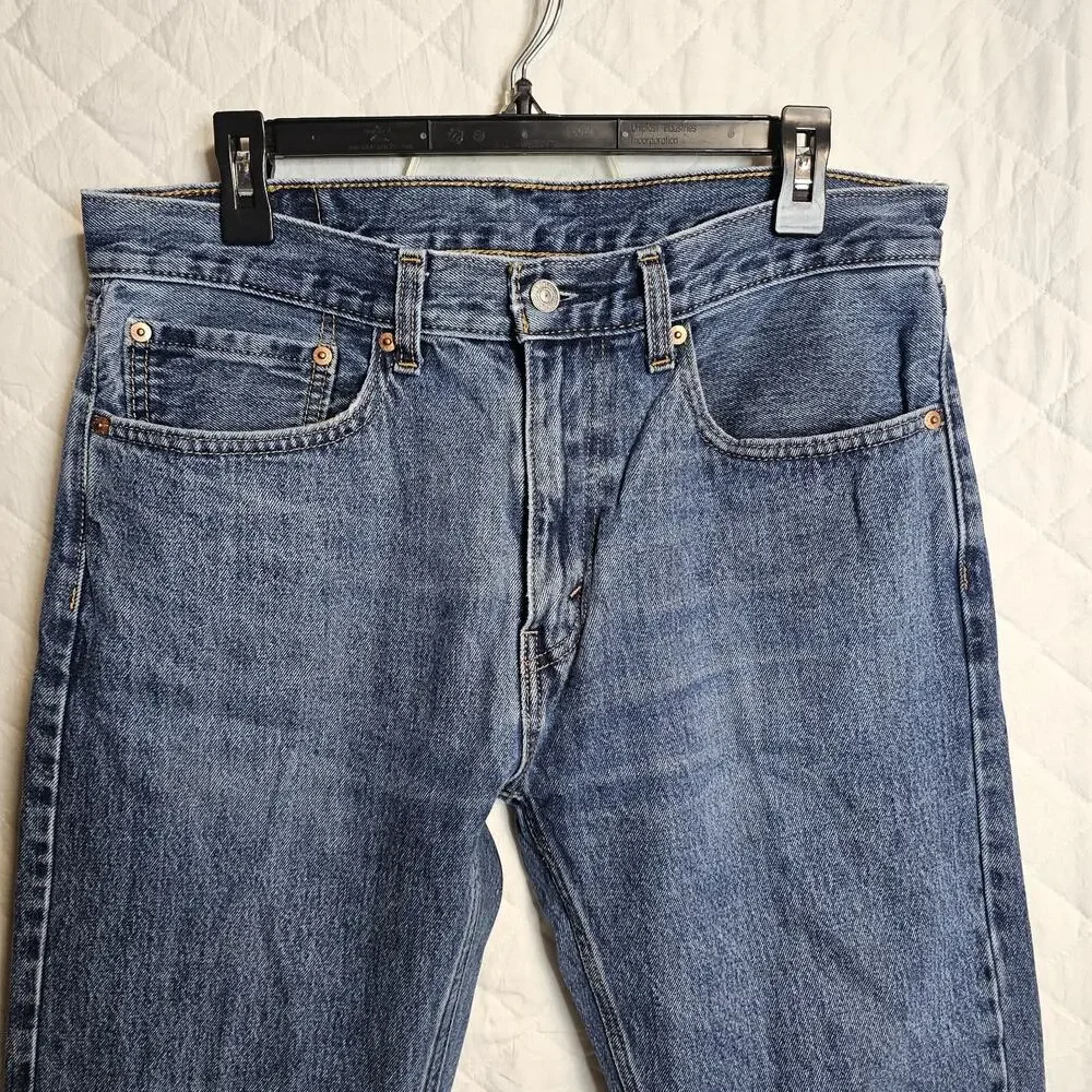 Levi Jeans Men's 505 Cotton Denim 34x32 Classic Cowboy